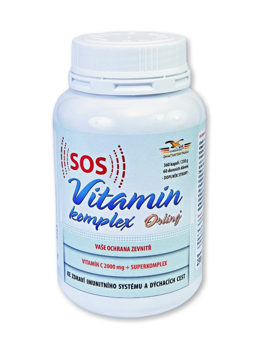 Orling SOS Vitamín komplex 360 kapslí Orling