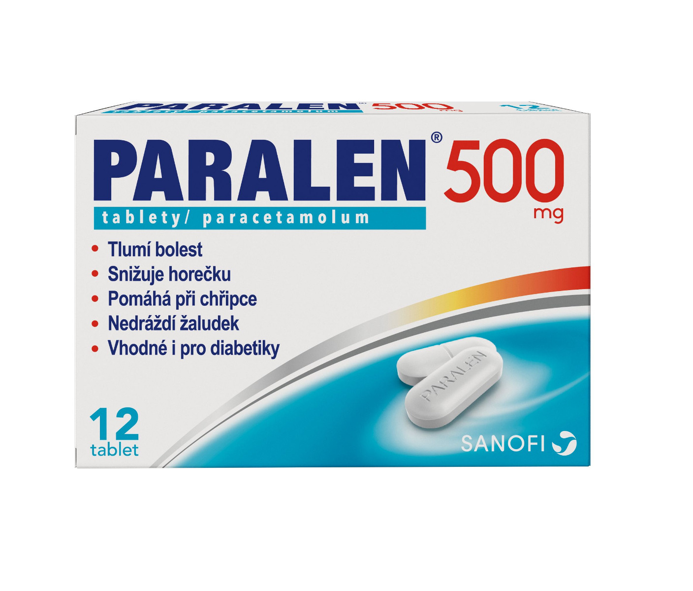 Paralen 500 mg 12 tablet Paralen