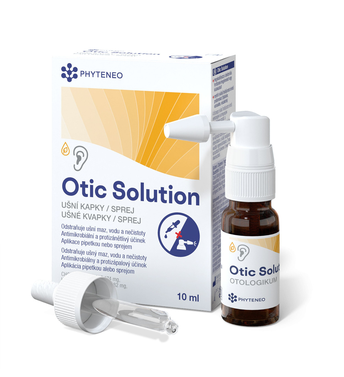 Phyteneo Otic Solution ušní kapky/sprej 10 ml Phyteneo