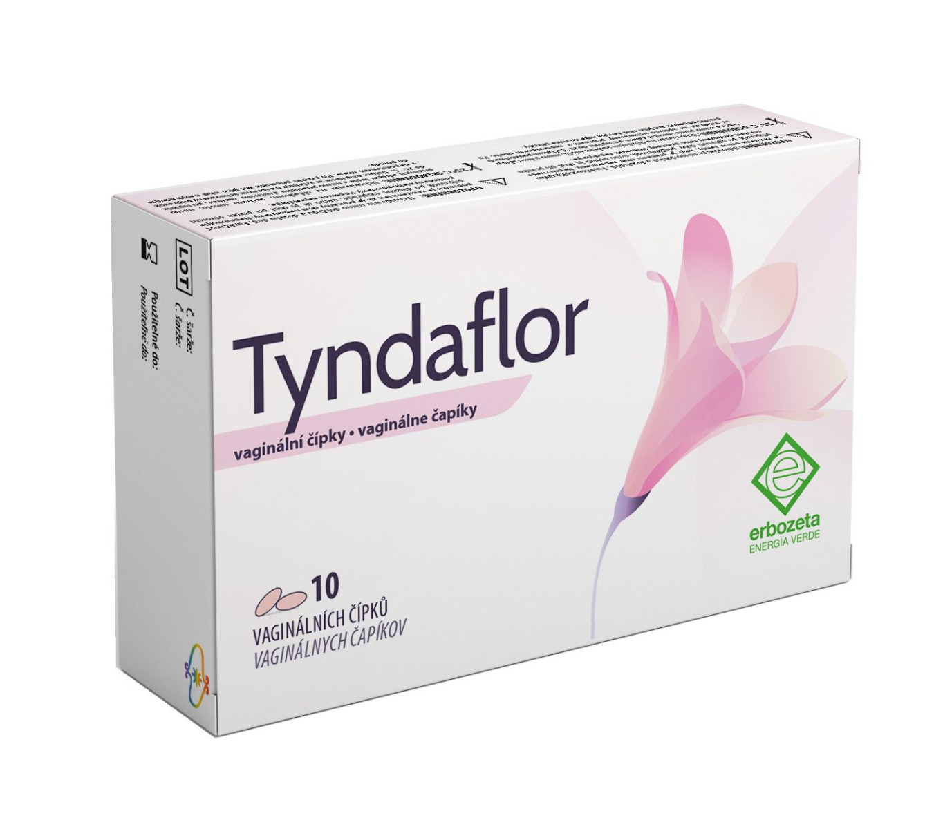 Tyndaflor vaginální čípky 10x2 g Tyndaflor