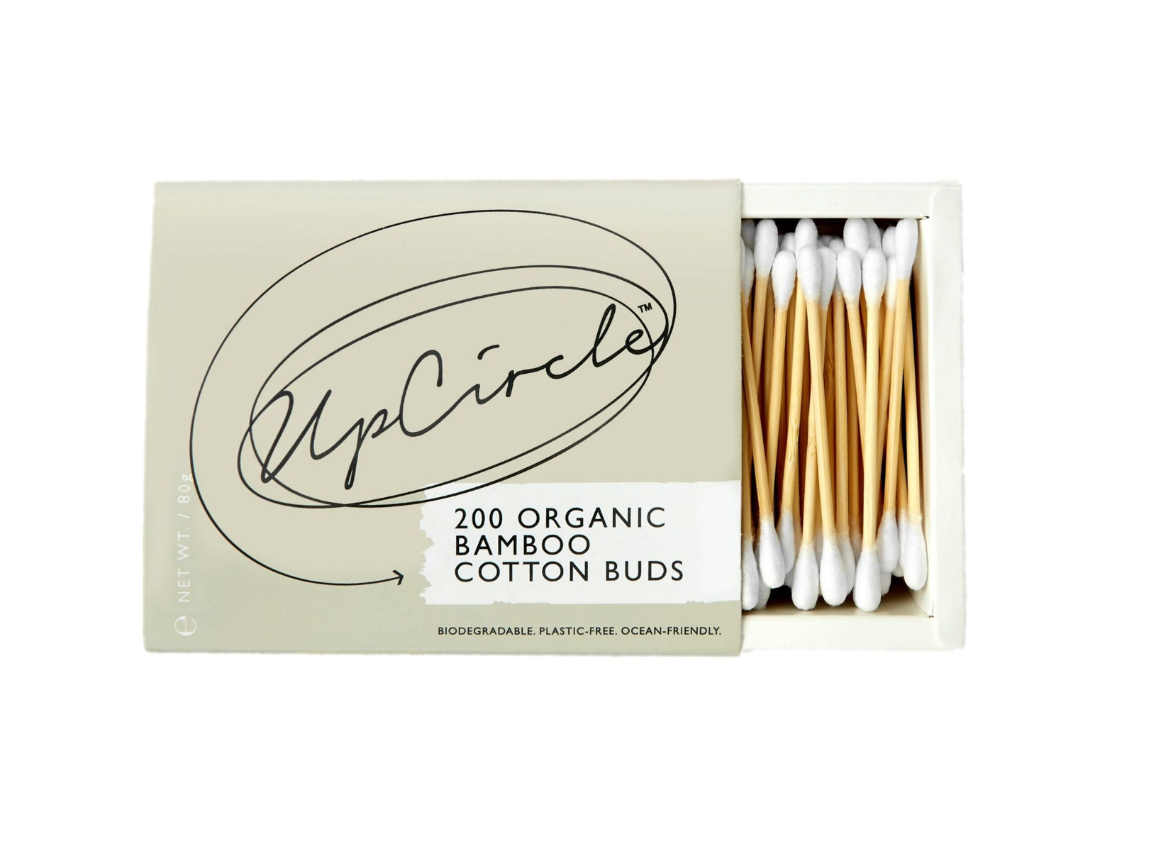 UpCircle Organic Bamboo Cotton Buds tyčinky 200 ks UpCircle