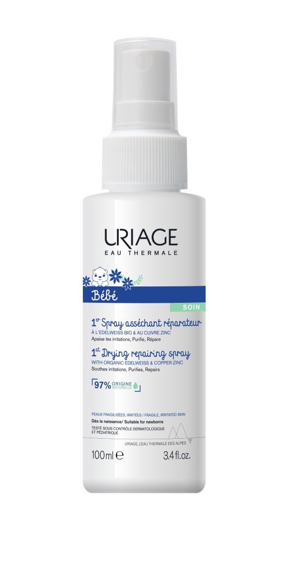 Uriage Bébé Vysušující reparační sprej 100 ml Uriage