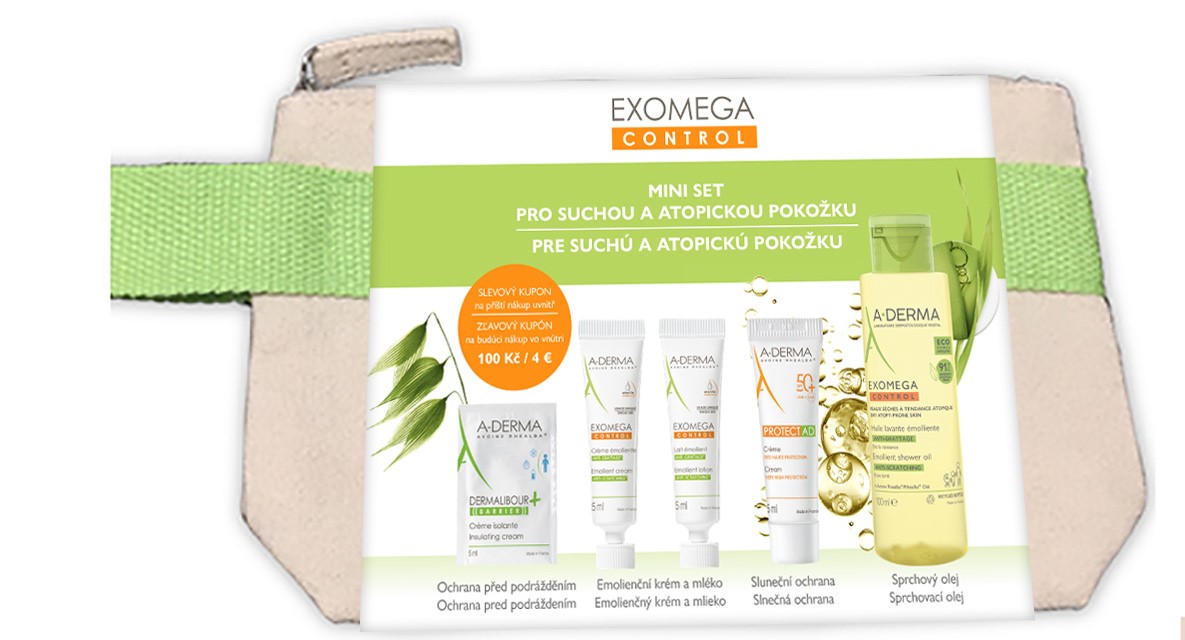 A-Derma Exomega Control travel kit A-Derma