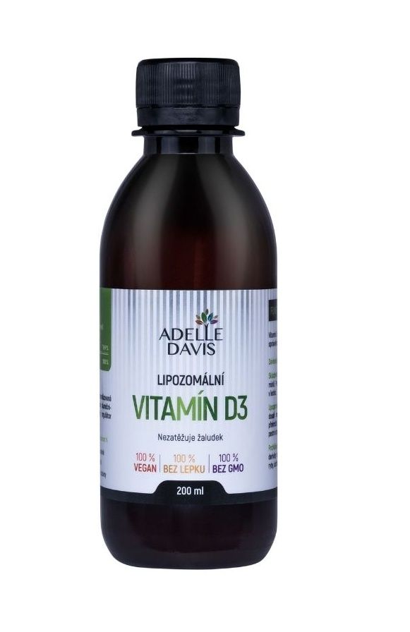 Adelle Davis Lipozomální vitamín D3 200 ml Adelle Davis