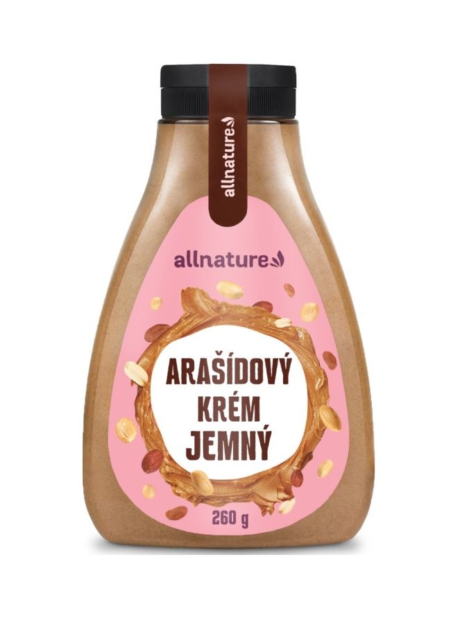 Allnature Arašídový krém jemný 260 g Allnature