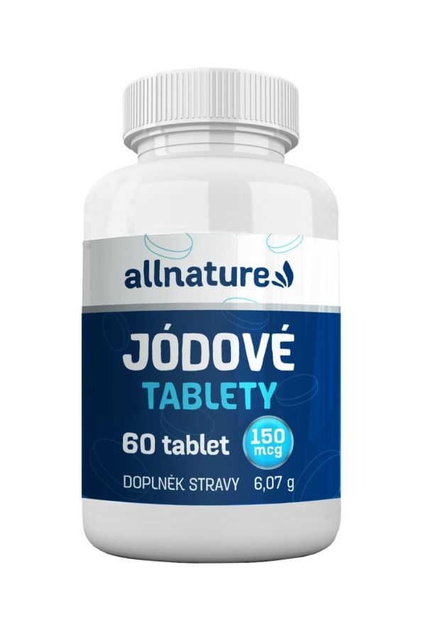 Allnature Jódové tablety 60 tablet Allnature