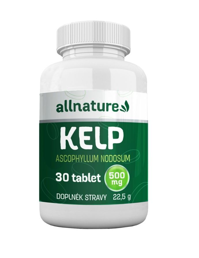 Allnature Kelp 500 mg 30 tablet Allnature