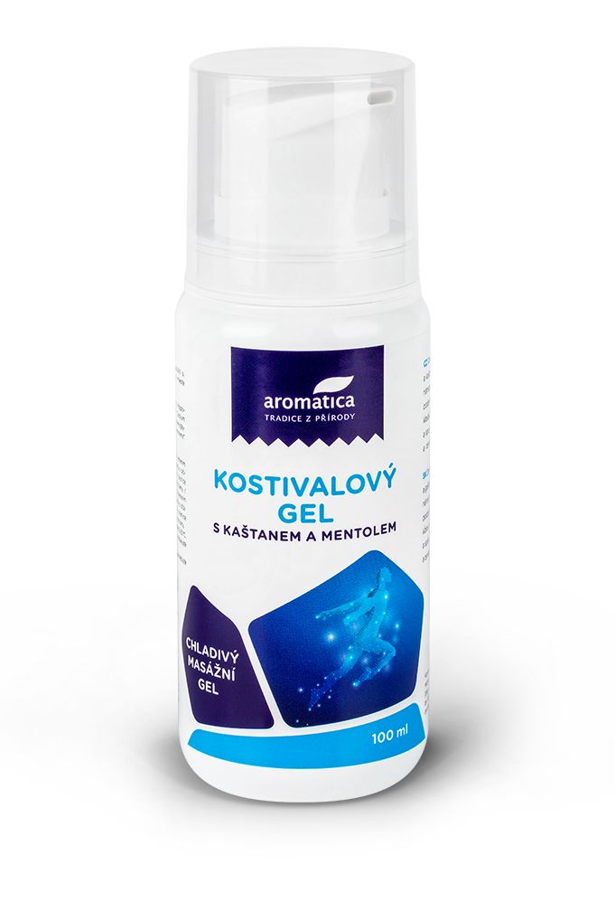 Aromatica Kostivalový gel chladivý s kaštanem a mentolem 100 ml Aromatica