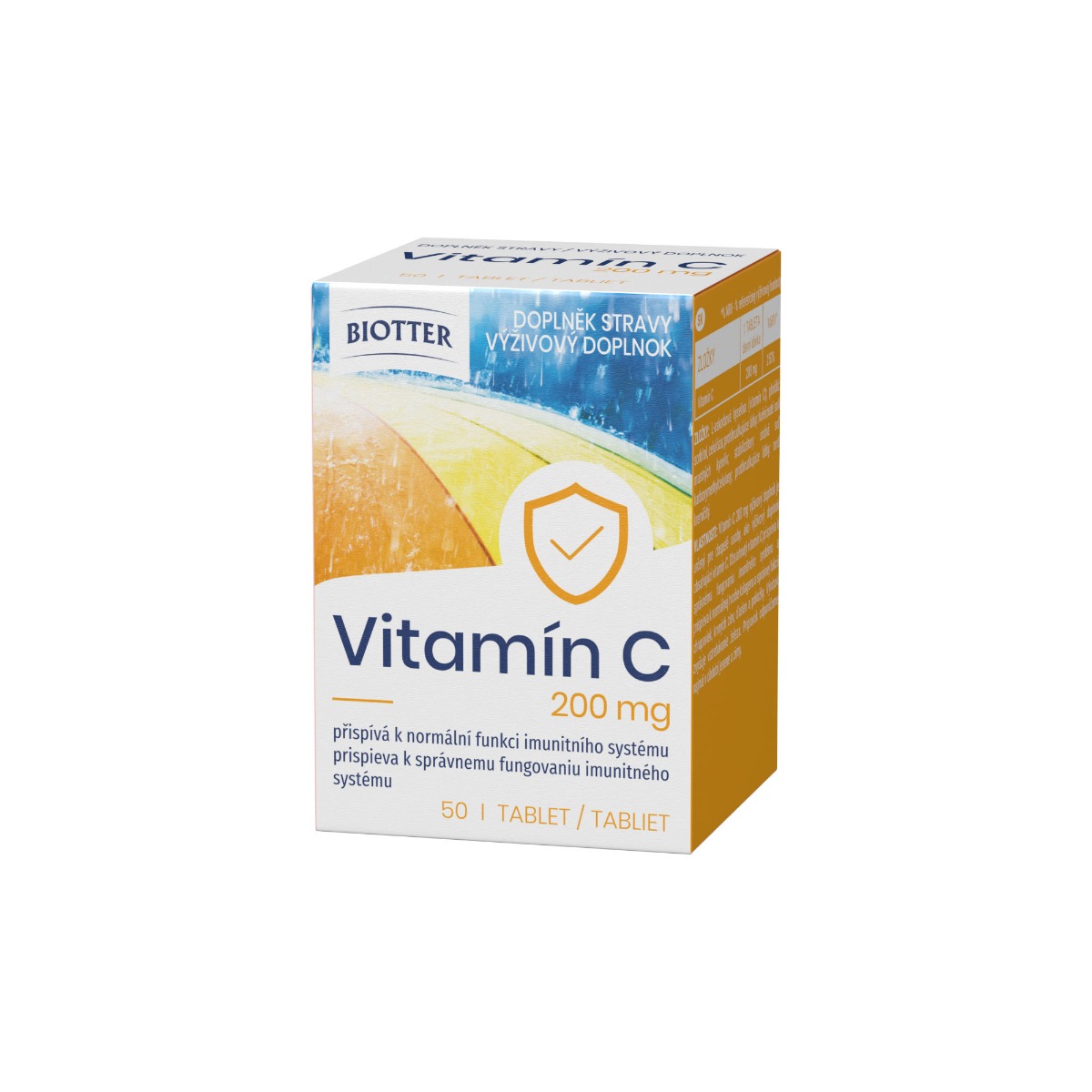 Biotter Vitamín C 200 mg 50 tablet Biotter
