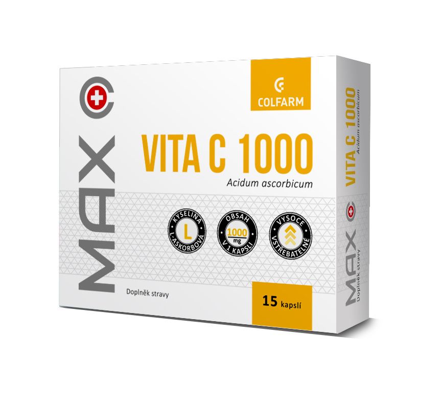 COLFARM MAX VITA C 1000 15 kapslí COLFARM