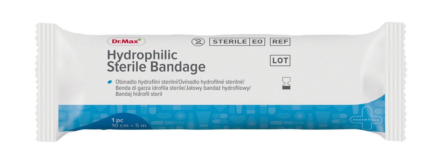 Dr.Max Hydrophilic Sterile Bandage 10 cm x 5 m 1 ks Dr.Max