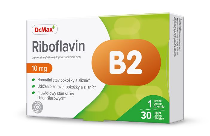 Dr.Max Riboflavin B2 10 mg 30 tablet Dr.Max