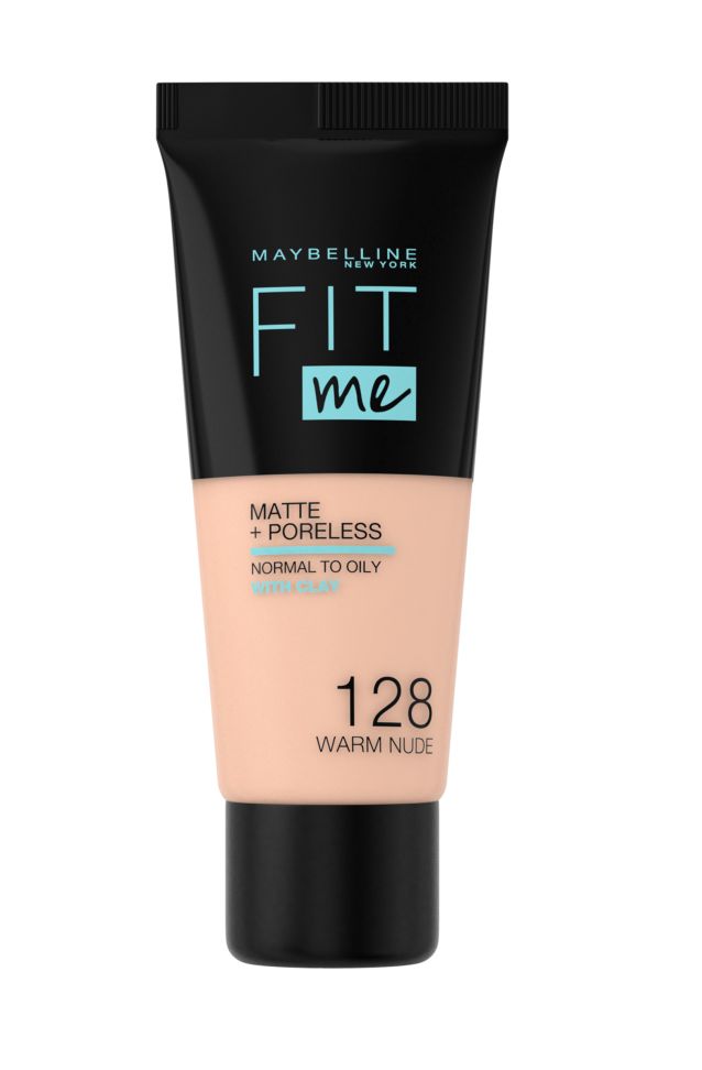 Maybelline Fit me Matte + Poreless odstín 128 Warm Nude make-up 30 ml Maybelline
