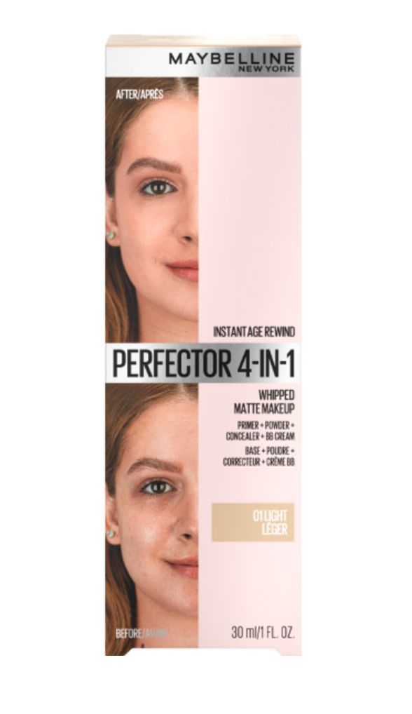 Maybelline Instant Age Rewind Perfector 4v1 odstín 01 Light matující make-up 18 g Maybelline