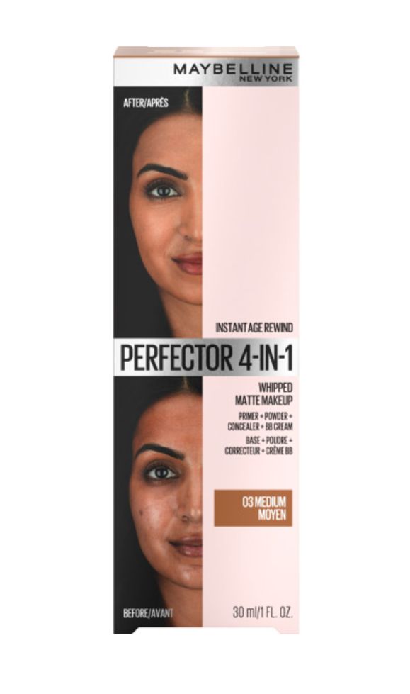 Maybelline Instant Age Rewind Perfector 4v1 odstín 02 Medium matující make-up 18 g Maybelline