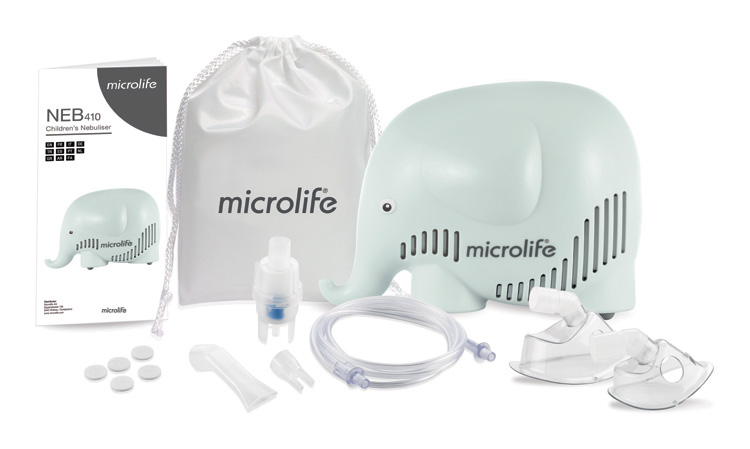 Microlife NEB 410 kompresorový inhalátor pro děti Microlife