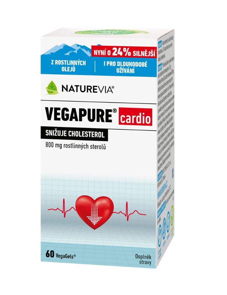 NatureVia Vegapure cardio 60 kapslí NatureVia