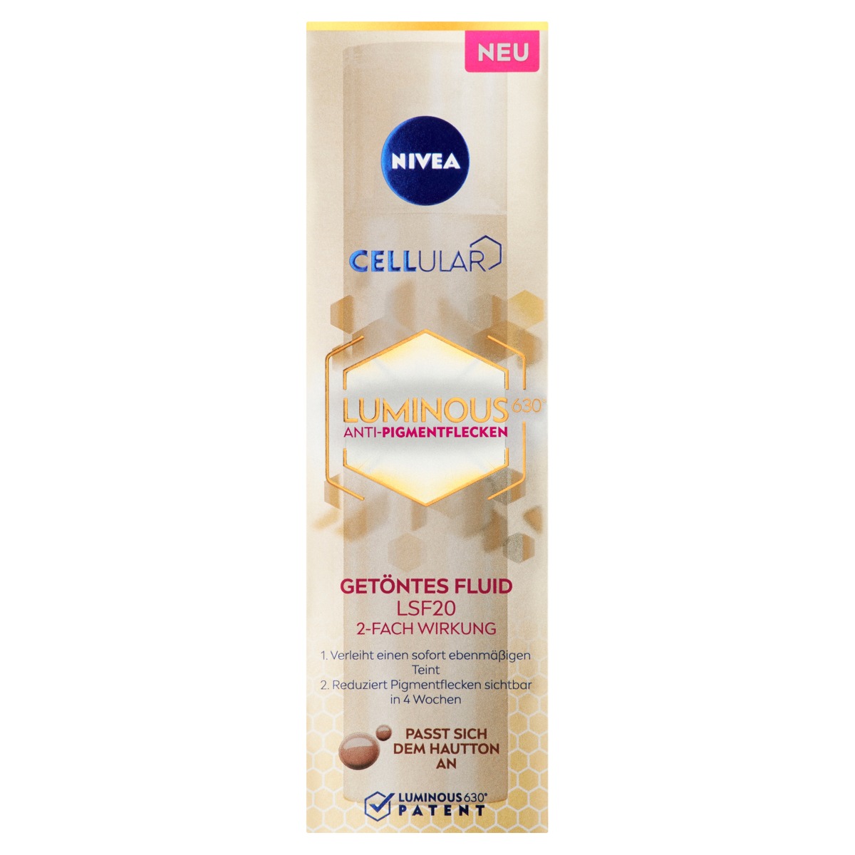 Nivea Cellular Luminous OF20 tónovací krém 40 ml Nivea