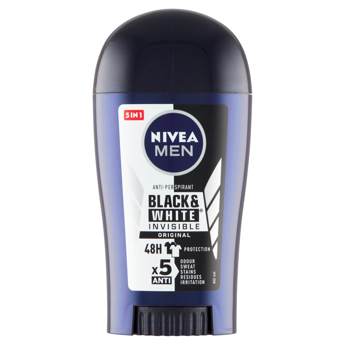 Nivea MEN Black&White tuhý antiperspirant 40 ml Nivea