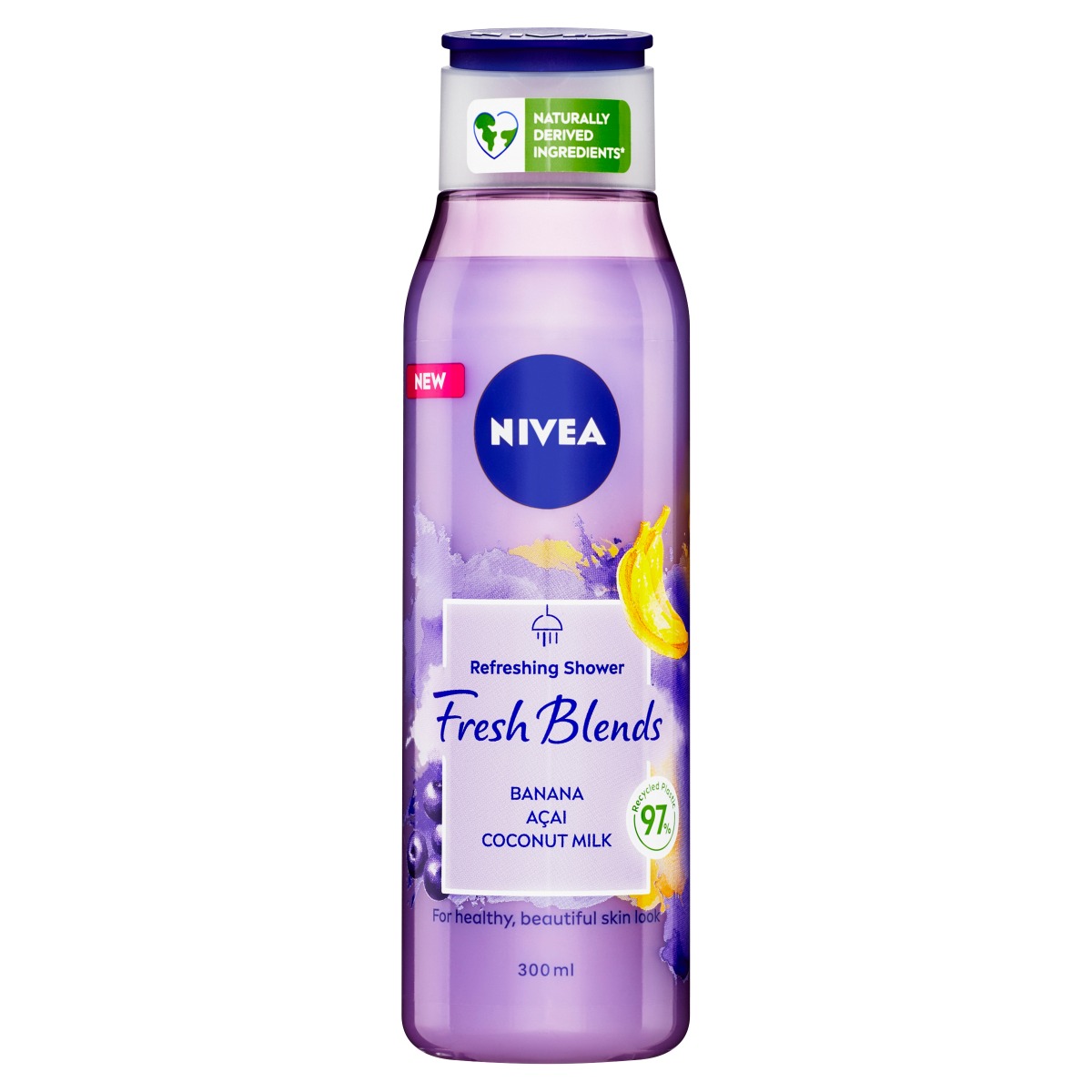 Nivea Sprchový gel Fresh Blends Banana&Acai 300 ml Nivea