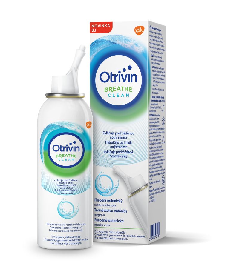 Otrivin Breathe Clean jemný nosní sprej 100 ml Otrivin