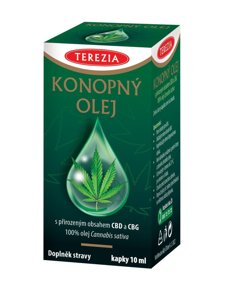 Terezia Konopný olej 10 ml Terezia