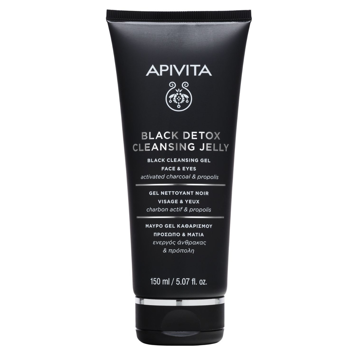 APIVITA Black Detox Cleansing Jelly černý čisticí gel 150 ml APIVITA