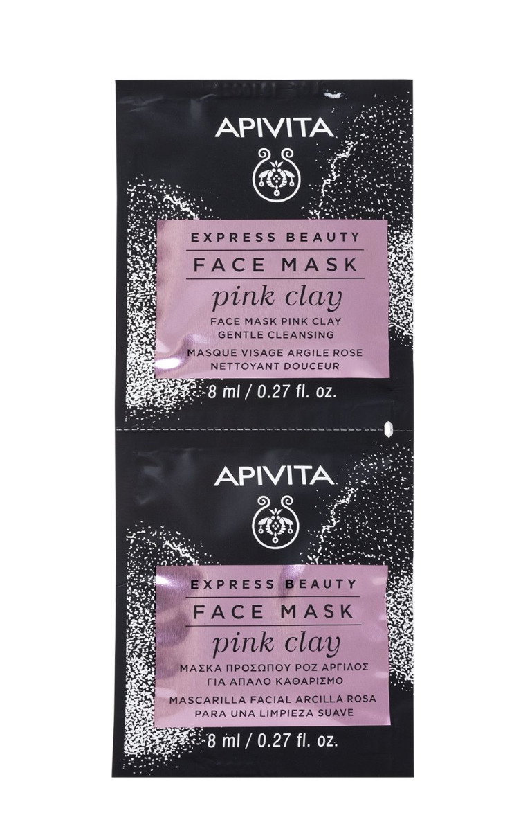 APIVITA Express Beauty Pink Clay pleťová maska 2x8 ml APIVITA