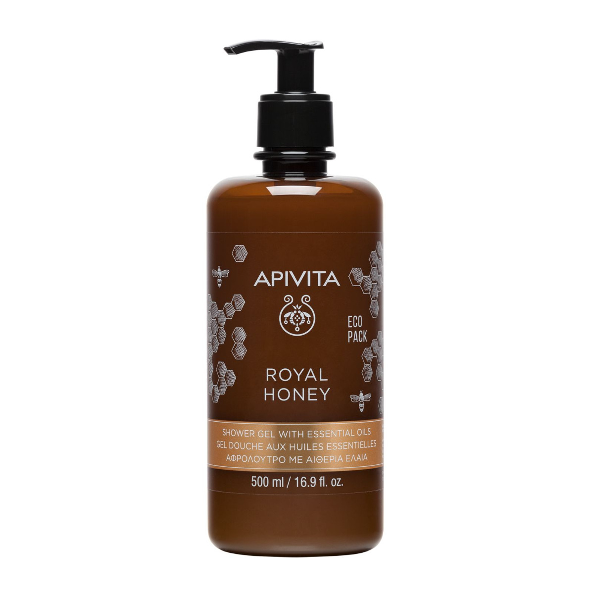 APIVITA Royal Honey sprchový gel s esenciálními oleji 500 ml APIVITA