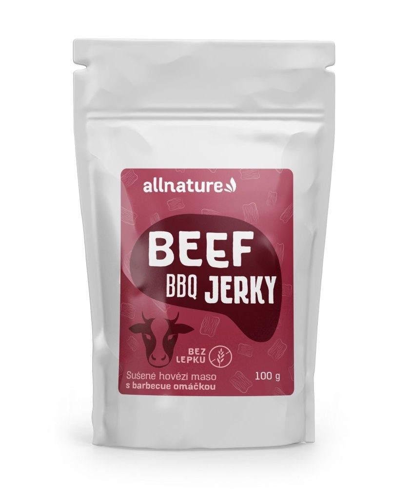 Allnature BEEF BBQ Jerky sušené hovězí maso 100 g Allnature