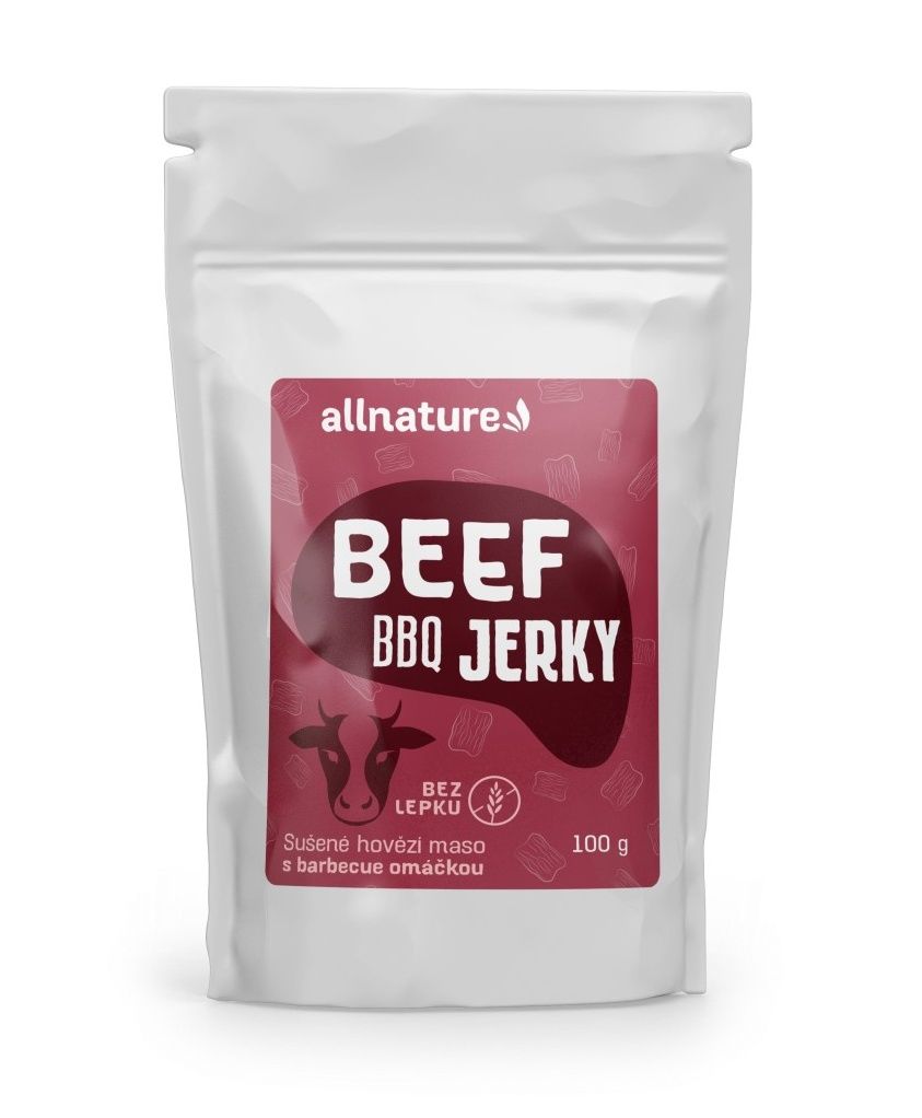 Allnature BEEF BBQ Jerky sušené hovězí maso 100 g Allnature