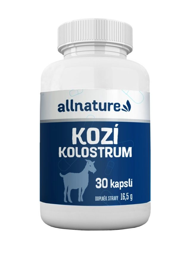 Allnature Kozí kolostrum 30 kapslí Allnature