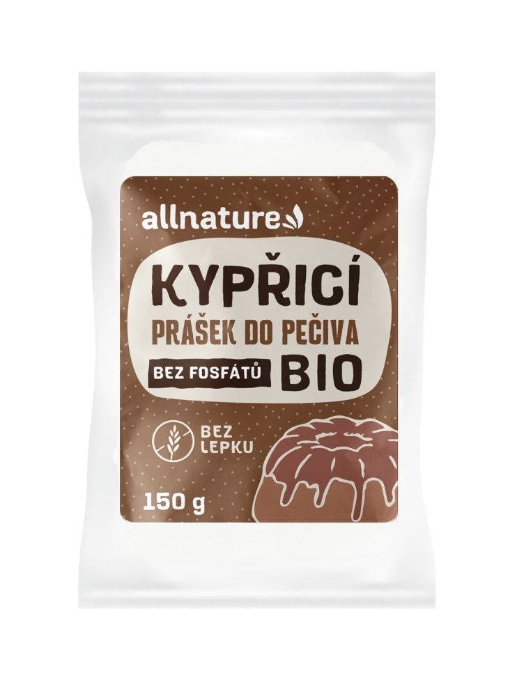 Allnature Kypřicí prášek do pečiva BIO 150 g Allnature