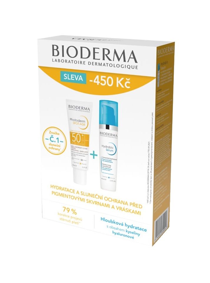 BIODERMA Photoderm SPOT-AGE + Hydrabio Sérum 40 ml + 40 ml BIODERMA