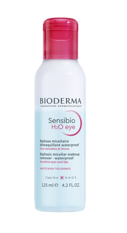 BIODERMA Sensibio H2O eye micelární odličovač 125 ml BIODERMA