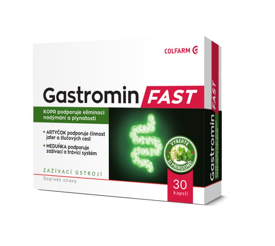 COLFARM Gastromin FAST 30 kapslí COLFARM