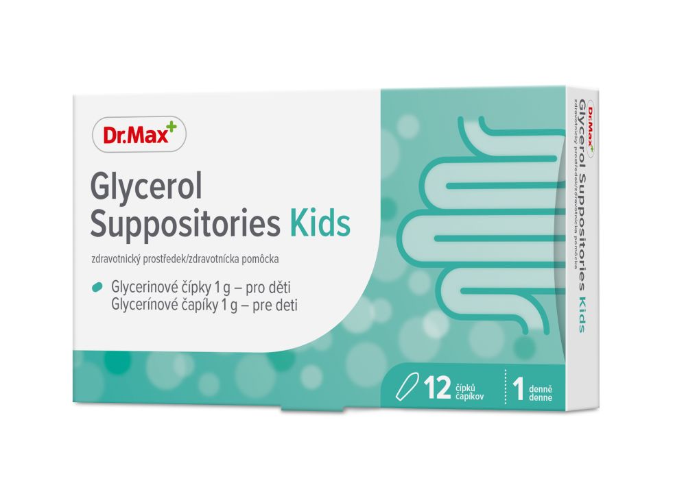 Dr.Max Glycerol Suppositories For Kids 12 čípků Dr.Max