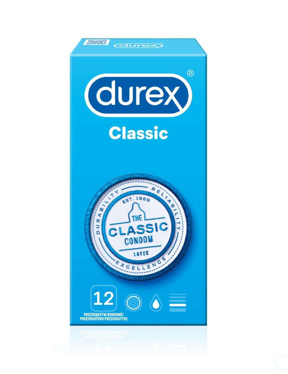 Durex Classic kondomy 12 ks Durex