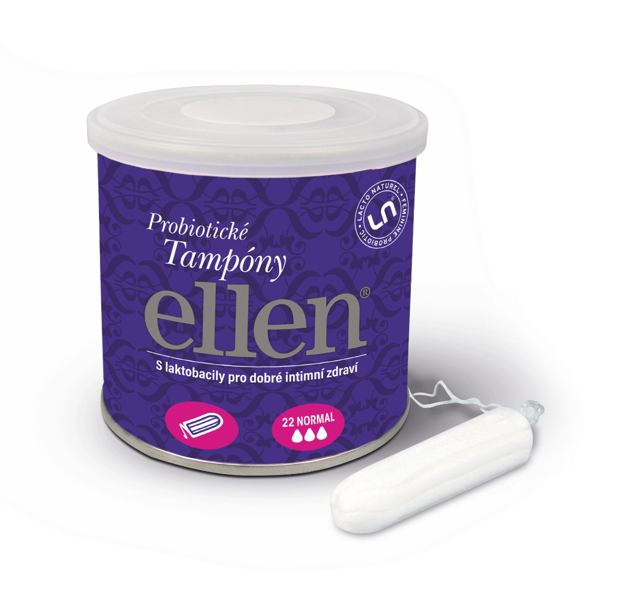 Ellen Probiotické tampóny Normal 22 ks Ellen