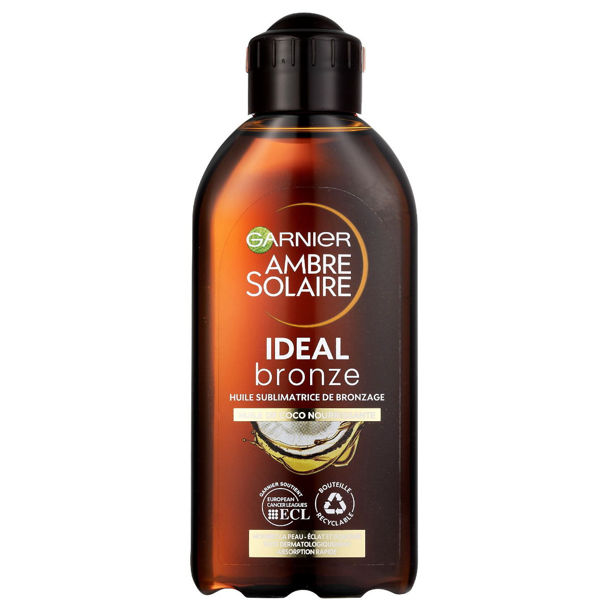 Garnier Ambre Solaire Ideal Bronze Opalovací olej s kokosem SPF20 200 ml Garnier