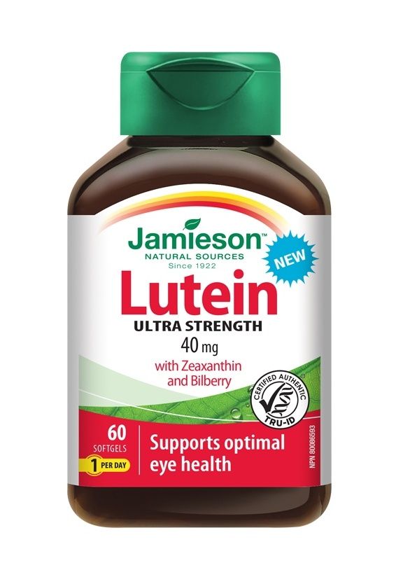 Jamieson Lutein se zeaxantinem a borůvkami 60 kapslí Jamieson