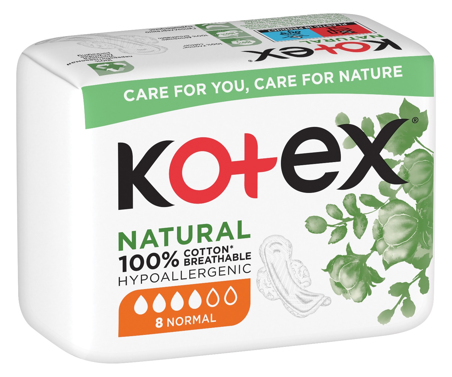 Kotex NATURAL Normal vložky 8 ks Kotex