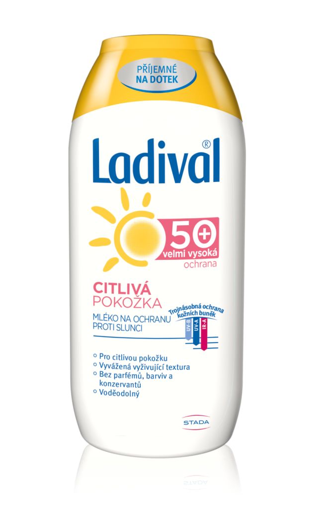 Ladival Citlivá pokožka OF50+ mléko 200 ml Ladival