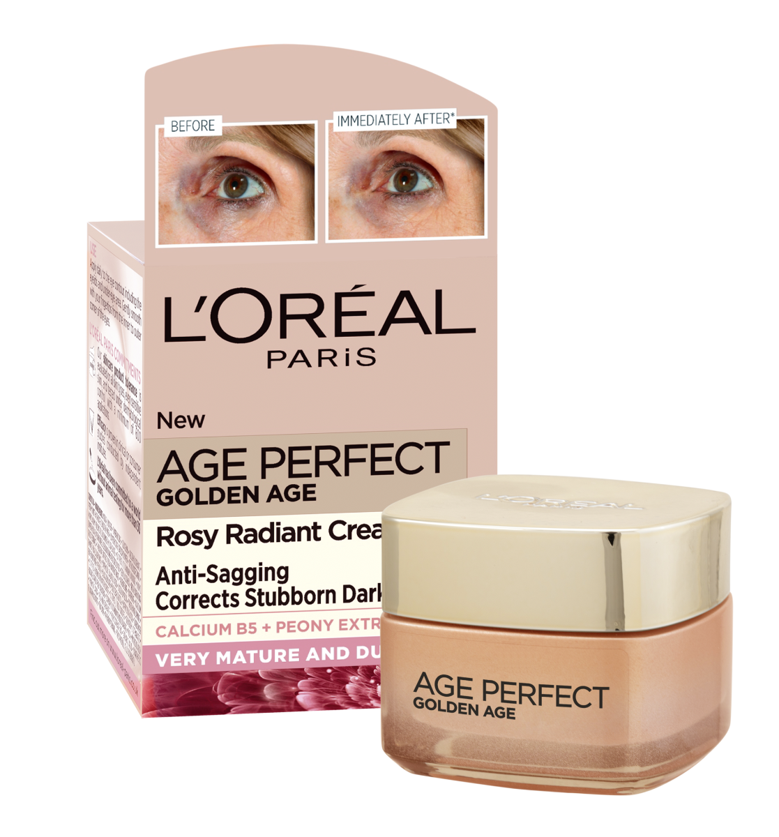 Loréal Paris Age Perfect Golden Age Rosy oční krém proti ochabování a k obnově jasu 15 ml Loréal Paris