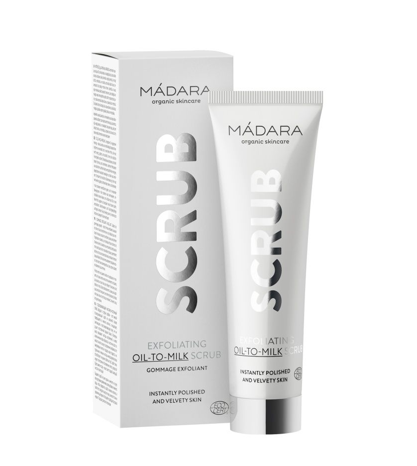 MÁDARA EXFOLIATING OIL-TO-MILK SCRUB hydrofilní olejový peeling 60 ml MÁDARA