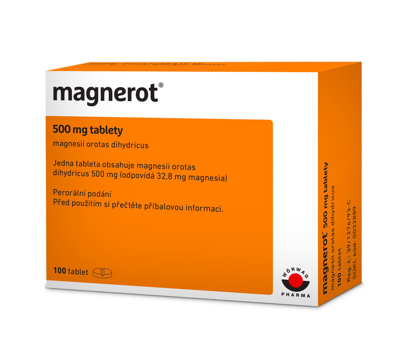 Magnerot 500 mg 100 tablet Magnerot