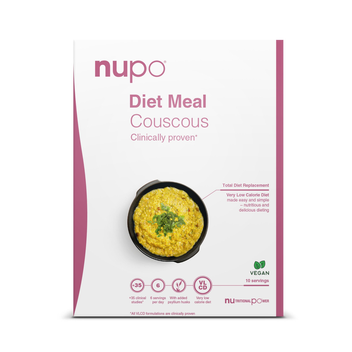 NUPO Dieta Teplé jídlo kuskus 10x34 g NUPO