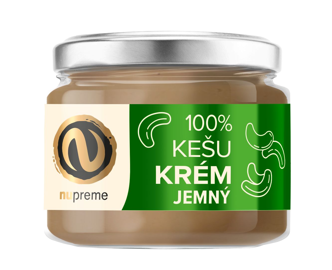 Nupreme Kešu krém jemný 220 g Nupreme