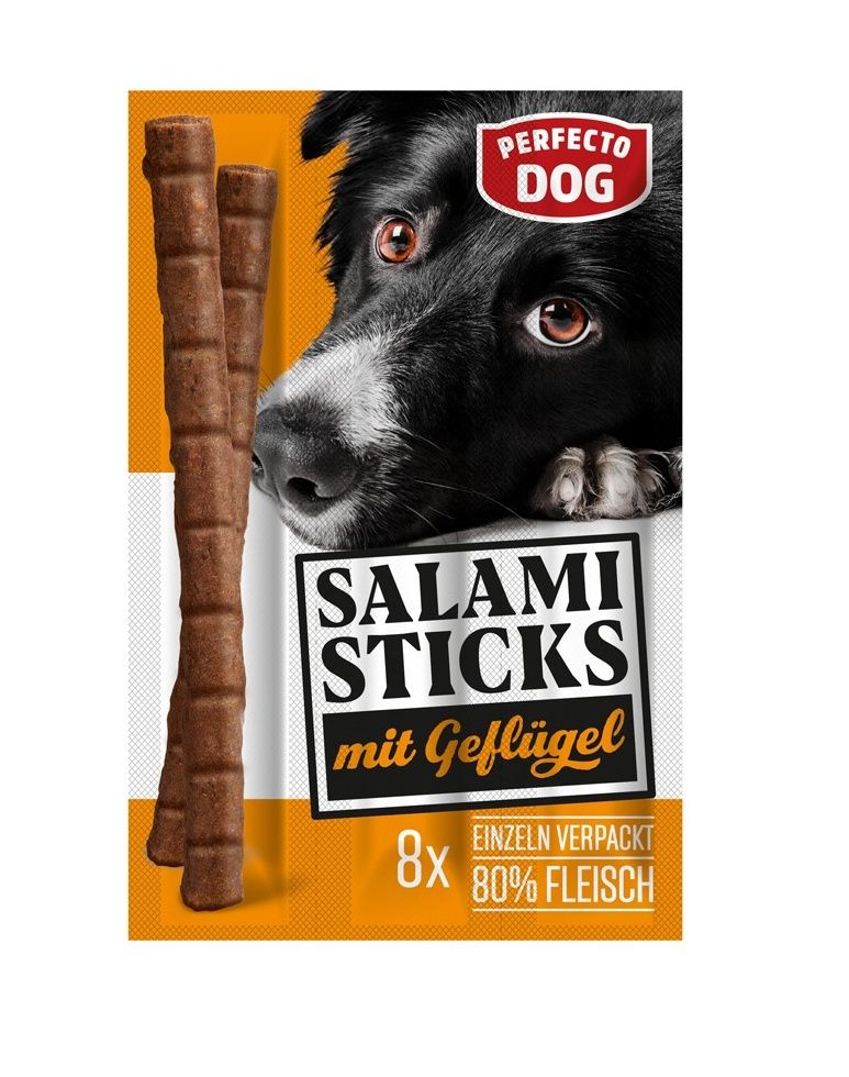 Perfecto Dog Salámek s drůbežím masem 8x11 g Perfecto