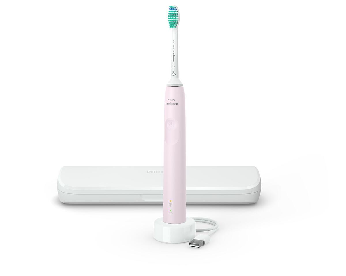 Philips Sonicare ProResults 3100 HX3673/11 sonický zubní kartáček růžový Philips Sonicare